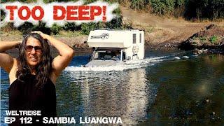 UNSERE TIEFSTE FLUSSDURCHFAHRT - und dann passiert es! Offroad Abenteuer Sambia | Overlanding EP 112