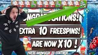 Christmas Big Bass Bonanza  x10 Multiplier Insane Win Scatter Bonus  - Casino Online Slot Game