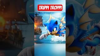 Sonic Became Trippi Troppi Troppa Trippa... Then HE Appeared! #sonic #funny #brainrot
