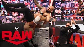 Ricochet vs. John Morrison – Falls Count Anywhere Match: Raw, July 12, 2021