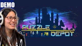 Toxic barrels and giant roaches | Puzzle Depot (demo) Playthrough