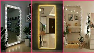 Mirror LED Light Decoration Ideas | Stylish Mirror LED Light Designs | Bedroom Mirror Interior Idea