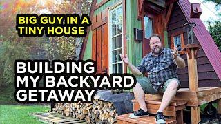 A-Frame Cabin Timelapse & Tour: Building an Off-Grid DIY Tiny House from Start to Finish