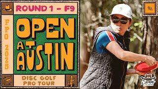 2025 MVP's Open at Austin | FPO R1F9 | Scoggins, Saarinen, Handley, Allen | Jomez Disc Golf