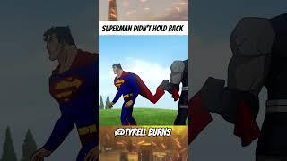 Superman STOPS holding back #shorts #dc #superman #dcuniverse