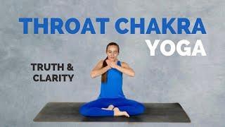 Yoga for the THROAT CHAKRA - 15 Min Flow for Communication and Expression of Your Fifth Chakra