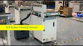 PCB Surface Cleaner,PCB Belt Conveyor,PCB Cheaning Machine,Brush Cleaning Conveyor-OBSMT-OUBEL GROUP