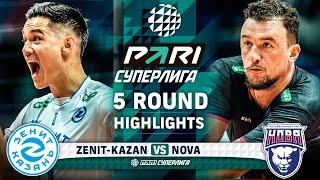 Zenit-Kazan vs. Nova | HIGHLIGHTS | 5 Round | Pari SuperLeague 2025