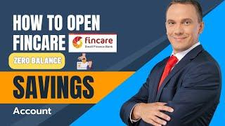 How to open "Zero Balance Saving Account" #zerobalanceaccountopening #bankaccount #fincare #video