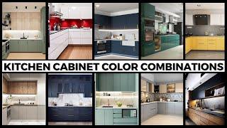 Kitchen Cabinet Color Combinations || Modular Kitchen Colors & Ideas