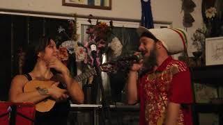 Off The Grid ft JahWorks LIVE SHOW with BELLY DANCER in Pahoa Hawai'i  / Vlog 35