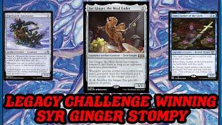 LEGACY CHALLENGE WINNING SYR GINGER STOMPY! 8 Cast Patchwork Artifact aggro MTG