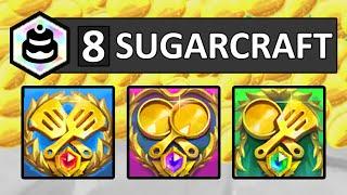 I got 8 Sugarcraft + Tactican Crown + Cape + Shield! = INFINITE GOLD!