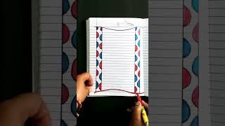 notebook border designs for assignment work| make your projects more attractive |art work for school