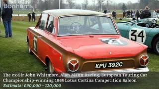 Bonhams Motoring Department - Goodwood Festival of Speed 2013 Auction Preview