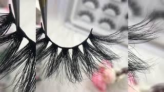 25MM Lashes Wholesaler Luxury 3D Mink Lashes 25MM Lashes Vendor