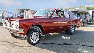 INJECTED HEMI A/FX GASSER! 10 SEC '65 DART!  MELTDOWN DRAGS NIGHT RACE '15!