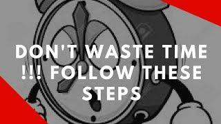 Don't Waste Time, Millionaire Success Habits Book