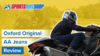 Oxford Original Approved AA denim motorcycle jeans review - Sportsbikeshop