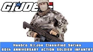 HASBRO G.I.JOE CLASSIFIED 60th Anniversary Action Soldier Infantry