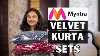 Myntra Kurta Set Haul | Myntra Party Wear Kurta Set Haul