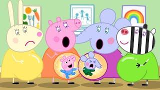 Brewing Cute Pregnant - Baby George Vs Baby Edmond | Peppa Pig Funny Animation