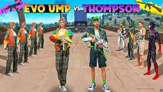 Evo UMP vs New Thompson on Factory Roof | Girls vs Boys | Gun Skin Challenge | Garena Free Fire