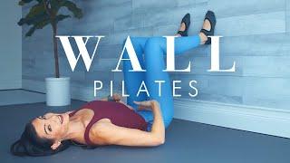 Beginner & Senior Wall Pilates Workout // Core & Lower Body // Knee & Wrist Friendly!