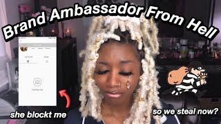 MY BRAND AMBASSADOR STOLE MY CLOTHES & BLOCKED ME!!!!! | Localblackchild