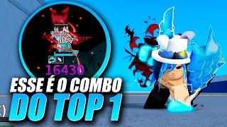 USEI O COMBO DO TOP 1 DE PVP NO BLOX FRUITS PARA CAÇAR BOUNTY!!!