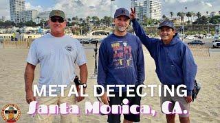 Beach Metal Detecting  In Santa Monica, California