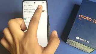 Moto G45 5G - Stop Auto Change Wallpaper | how to on off glance for lock screen on Motorola G45 5G