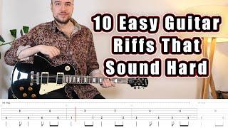 10 Easy Guitar Riffs That Sound Hard (with Tabs)