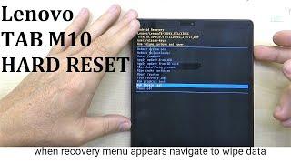 Lenovo TAB M10  TB -X306X HARD RESET + Insert SIM Card + Initial Setup