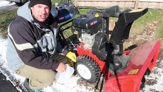 Toro Snow Blower Oil Change / How to Change oil