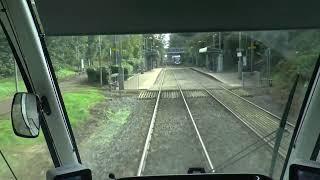 West midlands metro cab ride ' Wolverhampton railway station  to Edgbaston village on Tram 47