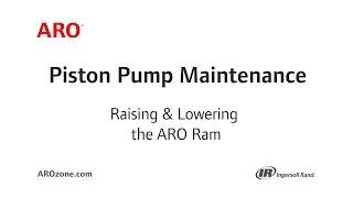 Lift and Ram Operation | ARO® Piston Pump Operation & Maintenance