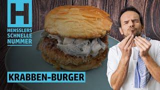 Schnelles Krabben-Burger Rezept von Steffen Henssler