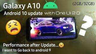 Galaxy A10 Android 10 update Performance | One Ui 2.0 | RGB Tech Gamer