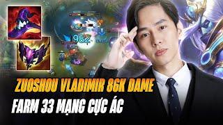 BOY1CHAMP VLADIMIR ZUOSHOU FARM HƠN 30 MẠNG RANK CAO THỦ GÂY 86K SÁT THƯƠNG GÁNH TEAM LẬT KÈO CỰC ÁC