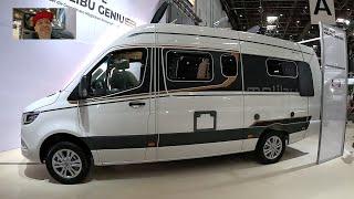 Malibu Genius 641 LE RV Camper Van Camping Car Mercedes Caravan Salon walkaround and interior V2061