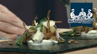 Michelin star chef Chris Harrod creates a Jerusalem artichoke with goats curd recipe