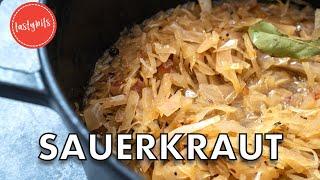How To Make Sauerkraut "German Style" - easy and delicious recipe!