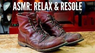 ASMR Boot Resoling | Restoring & Relaxing Sounds