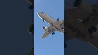 Eurowings - Airbus A320-214 On Approach To Tenerife-South [TFS] #shorts #shortsvideo #plane