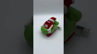 M&M Zany Zoomers Christmas Plush Pull String Shaking Sled/Sleigh 2001