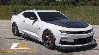 Extreme Online Store | 6th Gen Camaro ZL1 1LE Conversion Front Splitter & Side Skirts Installation