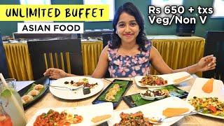 UNLIMITED CHINESE BUFFET  INR 650 + Taxes | Tasca Thane | Anagha Mirgal | Food vlog | Thane Food