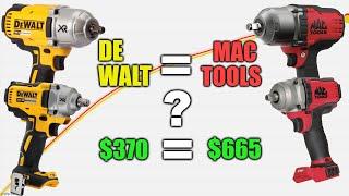 LET'S SETTLE THIS! Is Mac Cordless Just DeWalt for More $$?