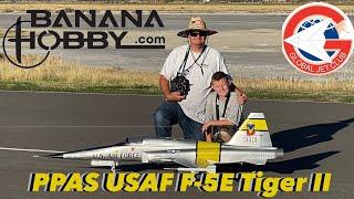 Jeremy Solt Flying the new 12 CH PPAS USAF F-5E Tiger II V2 From Banana Hobby and Global Jet Club